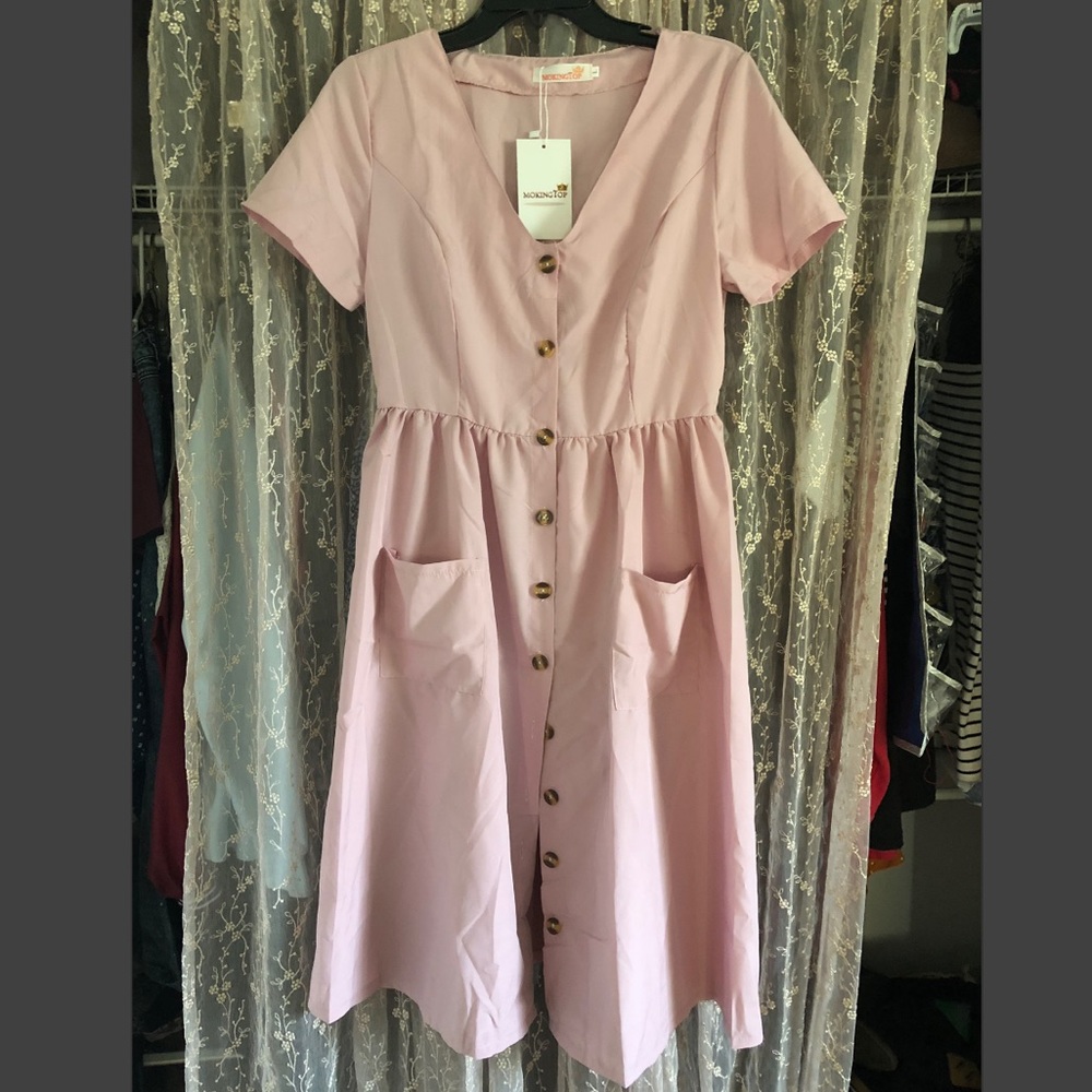 Button down dress
